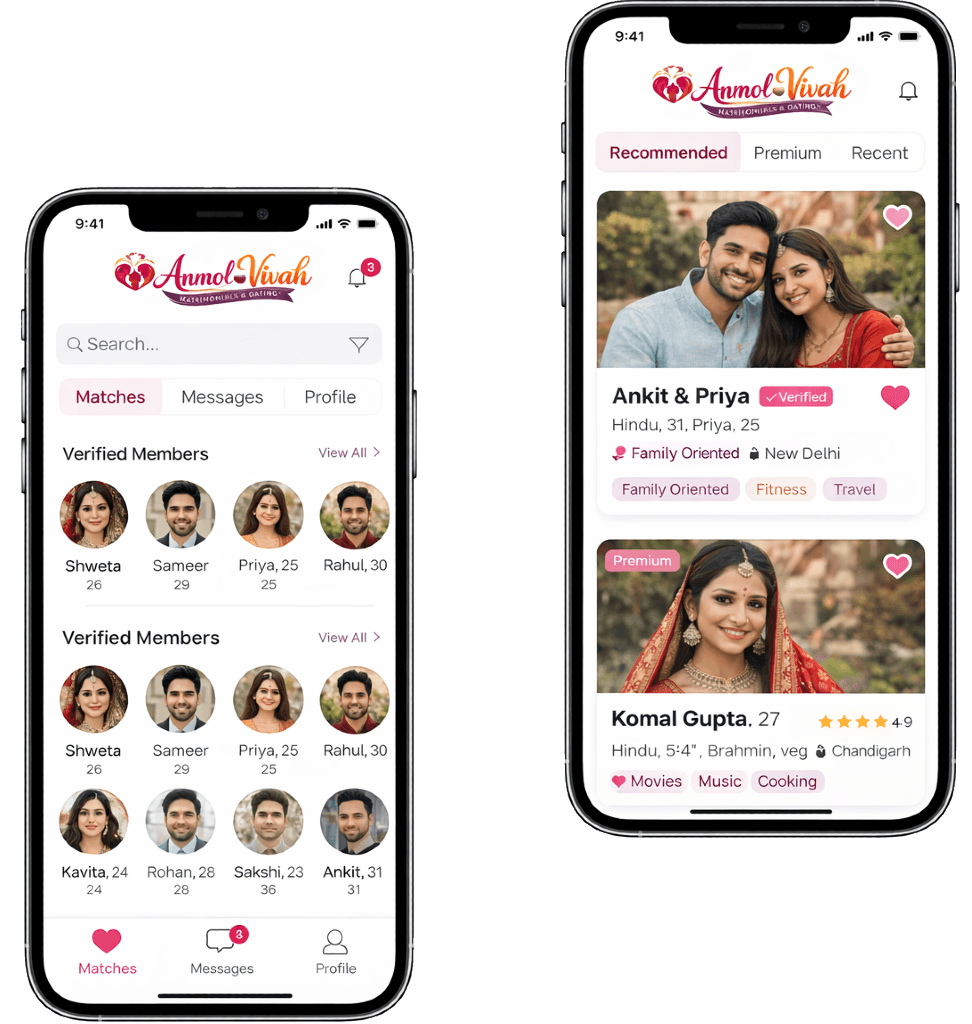 Anmol Vivaah app – find your match on mobile